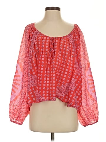 Free People 3/4 Sleeve Blouse (view 1)
