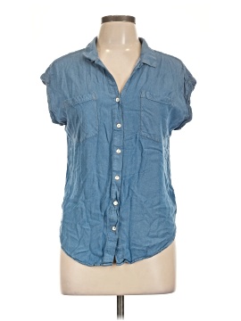 Jachs Girlfriend Sleeveless Button Down Shirt