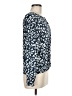 Banana Republic Animal Print Blue Pullover Sweater Size M - photo 4