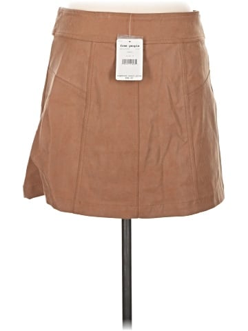 Free People Faux Leather Skirt (view 2)