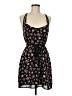 Guess 100% Polyester Floral Black Cocktail Dress Size 6 - photo 1