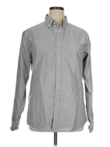 Uniqlo Long Sleeve Button-Down Shirt (view 1)