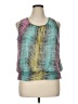 Worthington 100% Polyester Teal Sleeveless Blouse Size 1X - photo 1