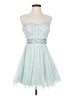 My Michelle 100% Polyester Teal Cocktail Dress Size 3 - photo 1