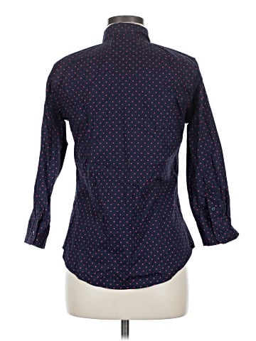 Lauren by Ralph Lauren 3/4 Sleeve Button-Down Shirt (view 2)