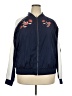 Torrid Floral Blue Track Jacket Size 3X Plus (3) - photo 1