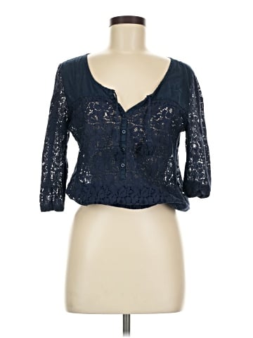 Aeropostale 3/4 Sleeve Blouse (view 1)