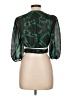 BA&SH Green 3/4 Sleeve Blouse Size L - photo 2
