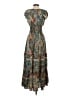 Shein 100% Polyester Paisley Blue Casual Dress Size 4 - photo 2