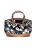 Anne Klein Floral Multi Color Blue Satchel One size - photo 1
