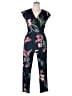 Wallis Tropical Blue Jumpsuit Size 10 - photo 1