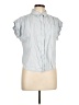 Japna Blue Sleeveless Button-Down Shirt Size L - photo 1