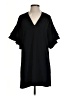 Zara Solid Black Casual Dress Size XS - photo 1