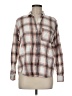 Universal Thread Plaid Tan Long Sleeve Button-Down Shirt Size M - photo 1