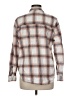 Universal Thread Plaid Tan Long Sleeve Button-Down Shirt Size M - photo 2