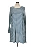 Falls Creek Stripes Blue Casual Dress Size L - photo 1