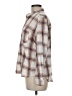 Universal Thread Plaid Tan Long Sleeve Button-Down Shirt Size M - photo 5