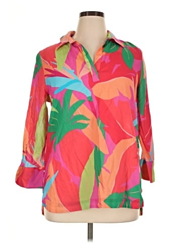 Vineyard Vines 3/4 Sleeve Blouse (view 1)