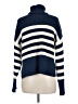 Madewell Stripes Blue Turtleneck Sweater Size M - photo 2