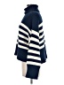 Madewell Stripes Blue Turtleneck Sweater Size M - photo 5