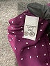 Stylus 100% Polyester Polka Dots Burgundy Long Sleeve Blouse Size M - photo 8