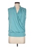 Veronica M. Teal Sleeveless Blouse Size M - photo 1