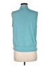Veronica M. Teal Sleeveless Blouse Size M - photo 2