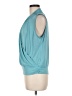 Veronica M. Teal Sleeveless Blouse Size M - photo 5