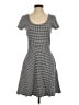 Gap Houndstooth Gray Casual Dress Size 4 - photo 1