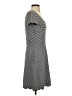 Gap Houndstooth Gray Casual Dress Size 4 - photo 4