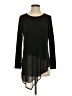 Alfani 100% Polyester Black Long Sleeve Blouse Size S - photo 1