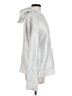 a.n.a. A New Approach 100% Polyester Metallic Silver Pullover Sweater Size M - photo 4