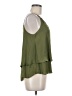 Left Coast by Dolan 100% Polyester Green Sleeveless Blouse Size M - photo 4