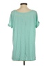 Gap Fit Teal Short Sleeve Top Size S - photo 2