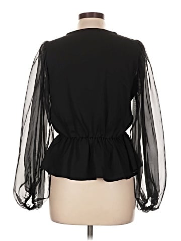 Peach Long Sleeve Blouse (view 2)