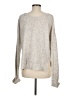 If It Were Me Metallic Silver Pullover Sweater Size M - photo 2