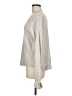 If It Were Me Metallic Silver Pullover Sweater Size M - photo 5