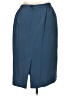 DressBarn 100% Silk Solid Blue Silk Skirt Size 14 - photo 2