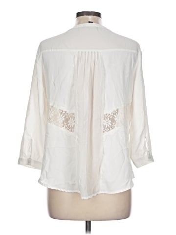 American Eagle Outfitters 3/4 Sleeve Blouse (view 2)