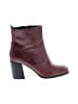 Sbicca 100% Leather Burgundy Ankle Boots Size 7 - photo 1