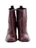Sbicca 100% Leather Burgundy Ankle Boots Size 7 - photo 2