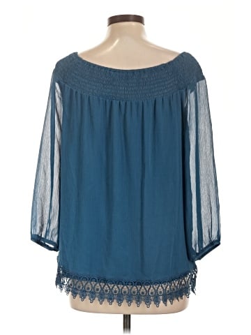 AB Studio 3/4 Sleeve Blouse (view 2)