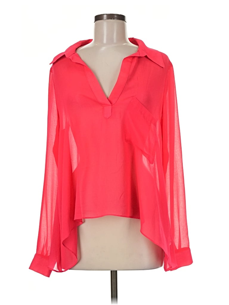 Pre-owned Rory Beca 3/4 Sleeve Blouse In Red