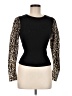 Zara Black Long Sleeve Top Size M - photo 1