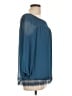 AB Studio 100% Polyester Teal 3/4 Sleeve Blouse Size L - photo 4