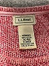 L.L.Bean 100% Cotton Tweed Red Pullover Sweater Size XL - photo 7