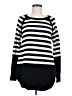 Anthropologie Stripes Black Pullover Sweater Size M - photo 1