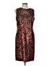 J. McLaughlin Paisley Red Cocktail Dress Size 10 - photo 1