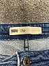 Levi's Solid Blue Denim Shorts Size 14 (petite) - photo 3
