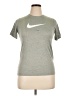 Nike 100% Polyester Gray Active T-Shirt Size XL - photo 1